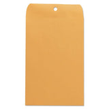 Universal Kraft Clasp Envelope, #55, Square Flap, Clasp/Gummed Closure, 6 x 9, Brown Kraft, 100/Box (UNV35260)