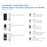Georgia Pacific Professional Pacific Blue Ultra Foam Soap Manual Dispenser Refill, Antimicrobial, Unscented, 1,200 mL, 4/Carton (43818)