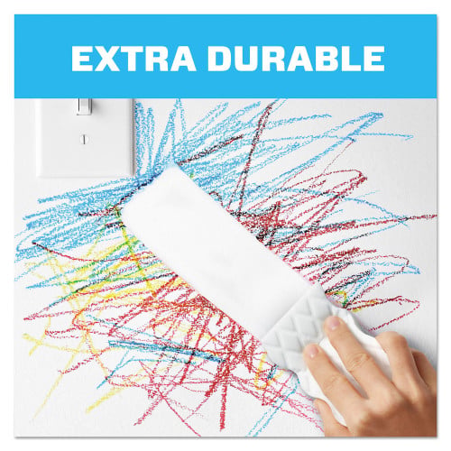 Mr. Clean Magic Eraser Extra Durable, 4.6 x 2.4, 0.7" Thick, 4/Box (82038)