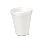 Dart Foam Drink Cups, 4 oz, 50/Bag, 20 Bags/Carton (4J4)