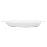 Dart Concorde Foam Plate, 9" dia, White, 125/Pack, 4 Packs/Carton (9PWCR)