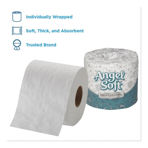 Angel Soft® Premium Toilet Paper, 2-Ply, 450 Sheets, 80 Rolls (16880)