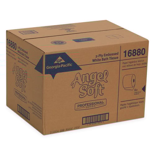 Angel Soft® Premium Toilet Paper, 2-Ply, 450 Sheets, 80 Rolls (16880)