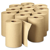 Pacific Blue® Hardwound Paper Towels, Brown, 350-ft., 12 Rolls (26401)