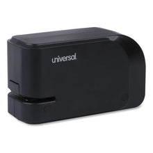 Universal Half-Strip Electric Stapler with Staple Channel Release Button, 20-Sheet Capacity, Black (UNV43120)