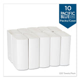 Pacific Blue® Z-Fold Paper Towels, White, 2-Ply, 2200 Towels (20887)