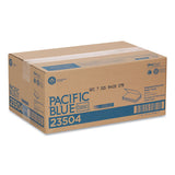 Pacific Blue® Singlefold Paper Towels, 1-Ply, Brown, 4000 Towels (23504)