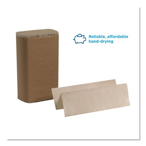 Pacific Blue® Multifold Paper Towels, 1-Ply, Brown, 4,000 Towels (23304)