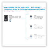 Georgia Pacific Professional Pacific Blue Ultra Automated Touchless Soap/Sanitizer Dispenser, 1,000 mL, 6.54 x 11.72 x 4, Black (53590)