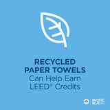 Pacific Blue Ultra 8” High-Capacity Recycled Paper Towel Roll by GP PRO (Georgia-Pacific), White, 26490, 1150 Feet Per Roll, 6 Rolls Per Case