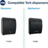 Tork Hand Towel Roll Natural H80, Universal, 100% Recycled Fiber, 6 Rolls x 800 ft, 8031300