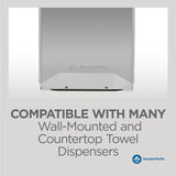 Georgia-Pacific Professional Series Premium Multifold 2-Ply Towels by GP PRO, White, 2344214, 150 Towels Per Pack, 16 Packs Per Case