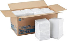 Dixie 1-Ply Beverage Paper Napkins By GP PRO, White, 1/4 Fold, 4000 Count (500 Disposable Napkins Per Pack, 8 Packs Per Case), 96019