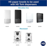 Tork PeakServe Continuous Hand Towel White H5, Advanced, Compressed, 12 x 410 sheets, 105065
