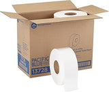 Georgia-Pacific Pacific Blue Select 2-Ply Jumbo Jr. 9'' Toilet Paper by GP PRO (Georgia-Pacific),13728,1,000 Linear Feet Per Roll,8 Rolls Per Case