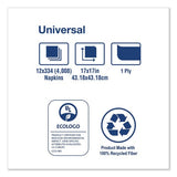 Tork® Universal Dinner Napkins, White, 334 Napkin Pack, 12 Packs (N7141A)