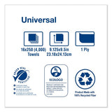 Tork® Multifold Paper Towels, 1-Ply, Brown, 4000 Towels (MK520A)