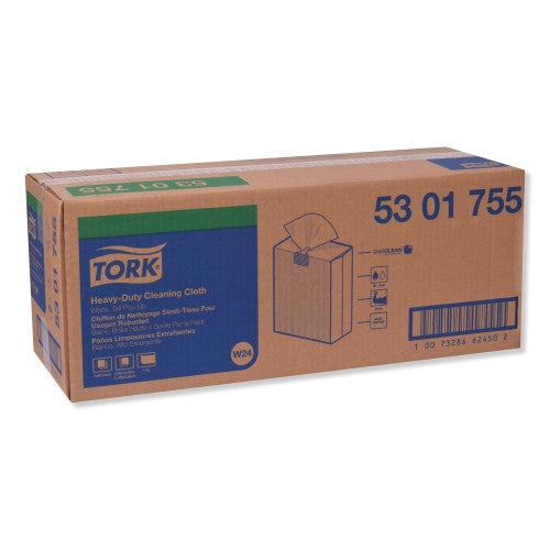 Tork® Heavy-Duty Cleaning Towel, White, 80 Towels, 5 Boxes (5301755)