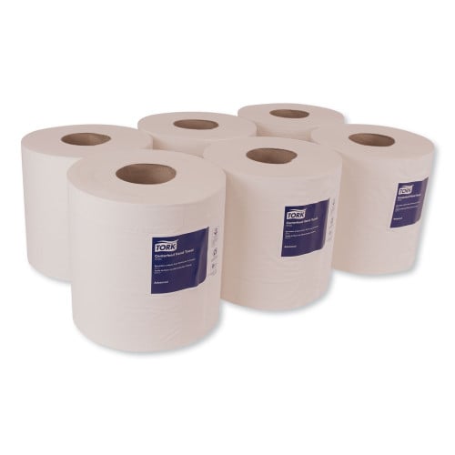 Tork® Center-Pull Paper Hand Towels, White, 2-Ply, 6 Rolls (121204)