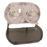 Tork® Jumbo Toilet Paper Twin Dispenser, 2-Rolls, Smoke (56TR)
