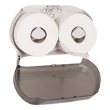 Tork® Jumbo Toilet Paper Twin Dispenser, 2-Rolls, Smoke (56TR)