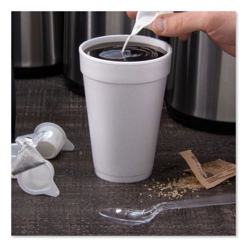 Dart Foam Drink Cups, 16 oz, White, 25/Bag, 40 Bags/Carton (16J16)