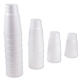 Dart Foam Drink Cups, 32 oz, White, 16/Bag, 25 Bags/Carton (32AJ20)