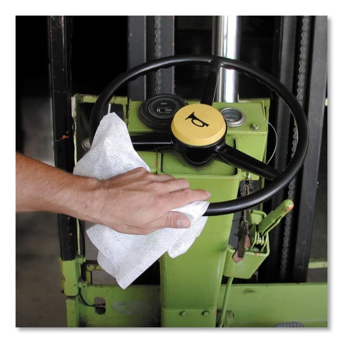 simple green Safety Towels, 1-Ply, 10 x 11.75, White, Unscented, 75/Canister, 6 Canisters/Carton (13351CT)