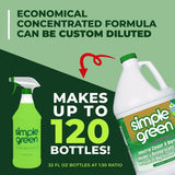 simple green Industrial Cleaner and Degreaser, Concentrated, 1 gal Bottle, 6/Carton (13005CT)