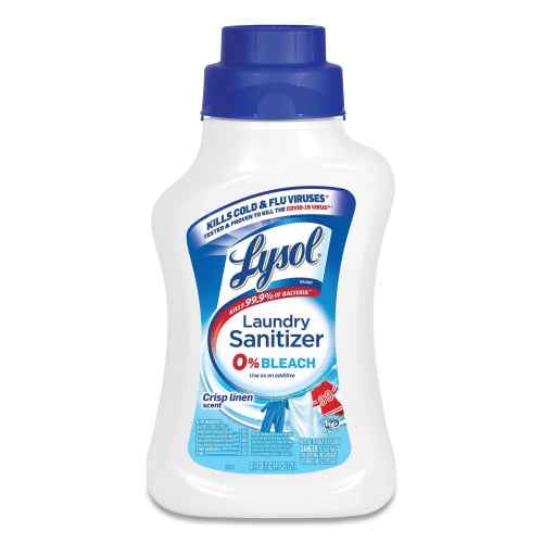 Lysol® Liquid Laundry Sanitizer, Crisp Linen Scent, 41 oz. Bottle (95871)