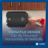 Georgia-Pacific SofPull Centerpull Paper Towel Dispenser Trial Kit by PRO, 58206, 1 Translucent Smoke Regular Paper Towel Dispenser, 58204 and 1 Regular Centerpull Premium Paper Towel Refill, 28124