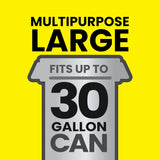 Glad Large 30 Gallon Trash Bags, Clorox Mountain Air Heavy Duty Garbage Bags, Forceflex with Drawstring, 50 Count (Packaging May Vary)