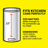 Glad ForceFlex Tall Kitchen Trash Bags, 13 Gallon, Gain Original, 110 Count (Package May Vary)