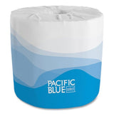 Georgia Pacific Professional Pacific Blue Select Embossed Bathroom Tissue in Dispenser Box, Septic Safe, 2-Ply, White, 550 Sheets/Roll, 40 Rolls/Carton 2 Ply - 4" Width x 4.05" Length - 550 Sheets/Roll - White - 40 / Carton (1824001)