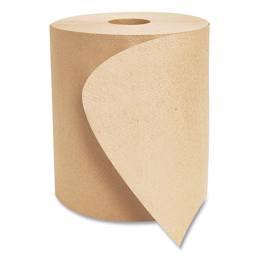 Morcon Paper Morsoft Universal Roll Towels, 1-Ply, 8" x 800 ft, Brown, 6 Rolls/Carton (R6800)