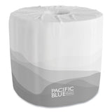 Georgia Pacific Professional Pacific Blue Basic Bathroom Tissue, Septic Safe, 2-Ply, White, 550 Sheets/Roll, 80 Rolls/Carton (1988001)