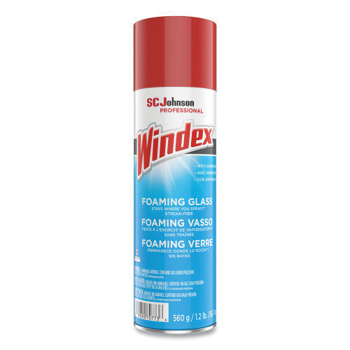 Windex® Foaming Glass Cleaner, Fresh Scent, 20 oz Aerosol Spray (333813EA)