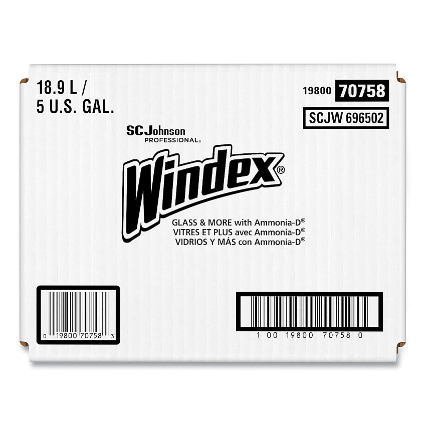 Windex® Glass Cleaner with Ammonia-D, 5 Gallon Bag-in-Box Dispenser (696502)