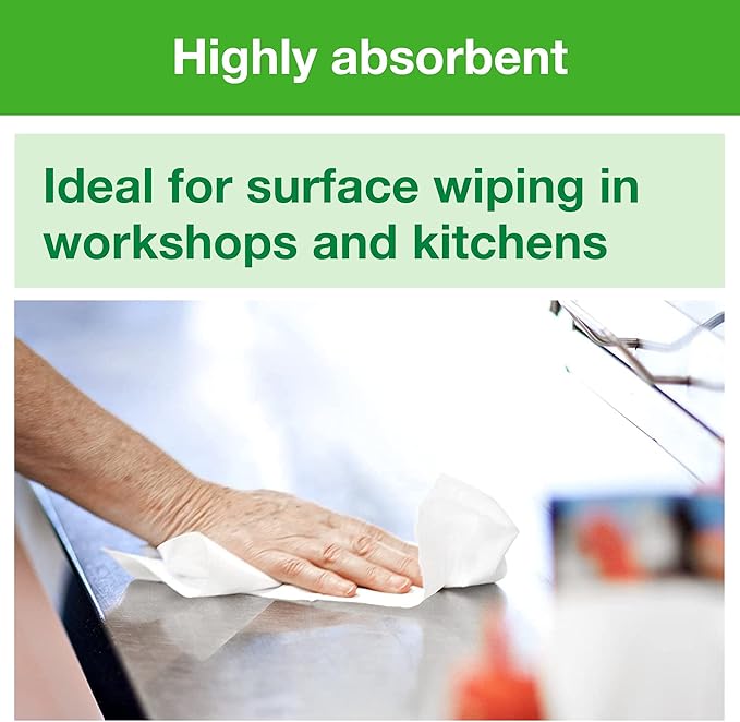 Tork Centerfeed Paper Wiper White M2, High Absorbency, 6 x 1000 Sheets, 120133