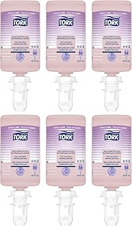 Tork Luxury Hand Washing Liquid Soap S4, Scented, 6 x 1L, 400032 (formerly 400012), 0.17 Fl Oz (Pack of 6)