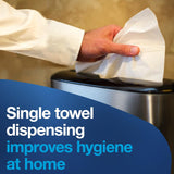 Tork Xpress Stainless Steel Paper Towel Dispenser Compact Design, Fits H2 Hand Towels, Ideal for Home Use Single Unit (302030)