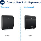 Tork Hand Towel Roll Natural H80, Universal, 100% Recycled Fiber, 6 Rolls x 800 ft, 8031300