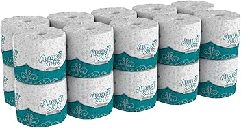 Georgia-Pacific Angel Soft Ultra Professional Series 2-Ply Embossed Toilet Paper by GP PRO, 16620, 450 Sheets Per Roll, 20 Rolls Per Convenience Case