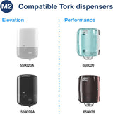 Tork Basic Centerfeed Paper Wiper White M2, High Absorbency, 6 x 600 Sheets, 121201