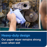 Tork Heavy-Duty Industrial Paper Wiper Blue W1, Giant Roll, 450304