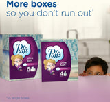 Puffs Ultra Soft Facial Tissues, 18 Cubes, 56 Facial Tissues Per Box