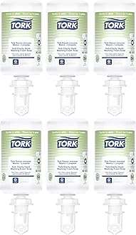 Tork Clarity Hand Soap Foam S4, 99% of Ingredients are of Natural Origin, 6 x 1L, 401800