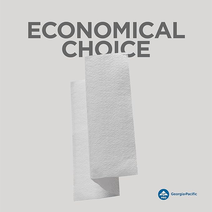 Georgia-Pacific Professional Series Premium Multifold 2-Ply Towels by GP PRO, White, 2344214, 150 Towels Per Pack, 16 Packs Per Case