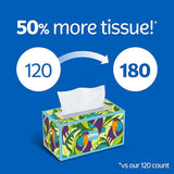 Kleenex Ultra Soft Facial Tissues, 4 Flat Boxes, 180 Tissues per Box, 3-Ply, Packaging May Vary