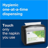 Tork Xpressnap® White Dispenser Napkin N4, One-at-a-Time Dispensing,1-ply, 1/4 Fold, 13" x 8.5 ", 12 x 500 Napkins, 109080